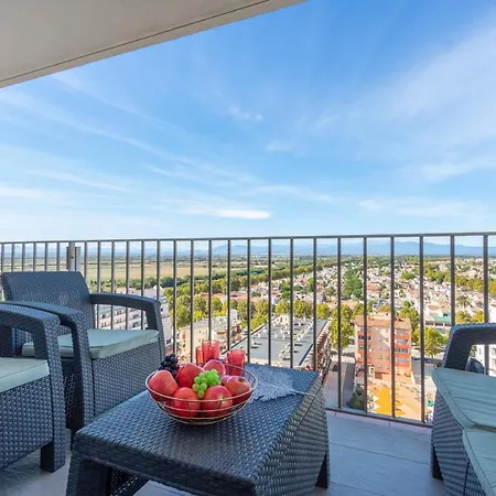 Apartmán Primera Linea De Mar, Clima, Wifi, Centro, Silv 13 Empuriabrava